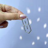 S Earrings- Silver
