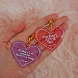 You Can't Afford me keychain