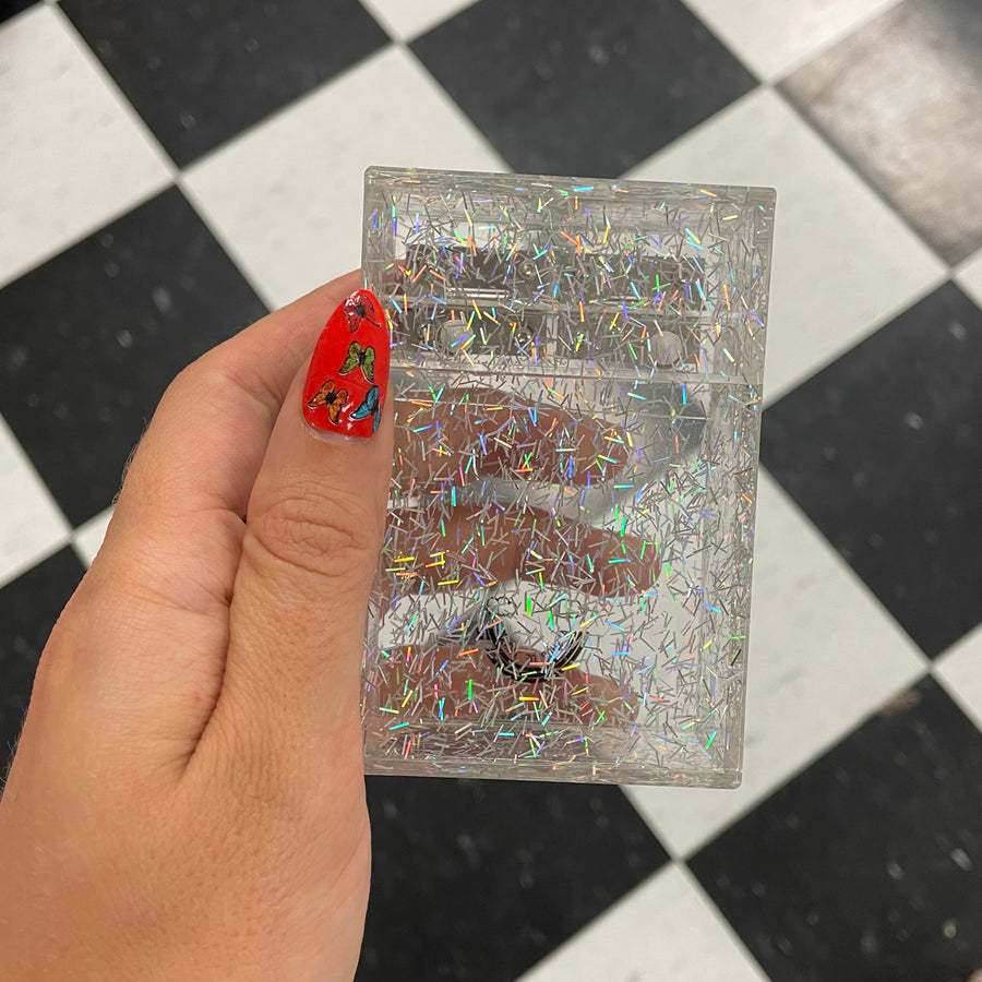 Holographic Glitter Cigarette Box