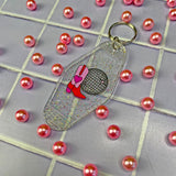 Disco Cowgirl Motel Keychain