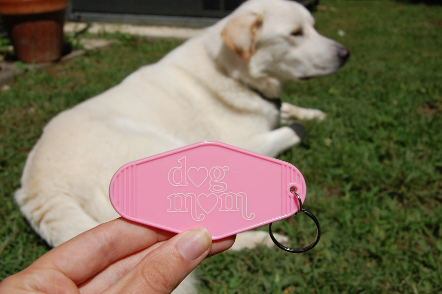 Dog mom keychain