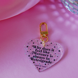 Mercury in Retrograde Keychain