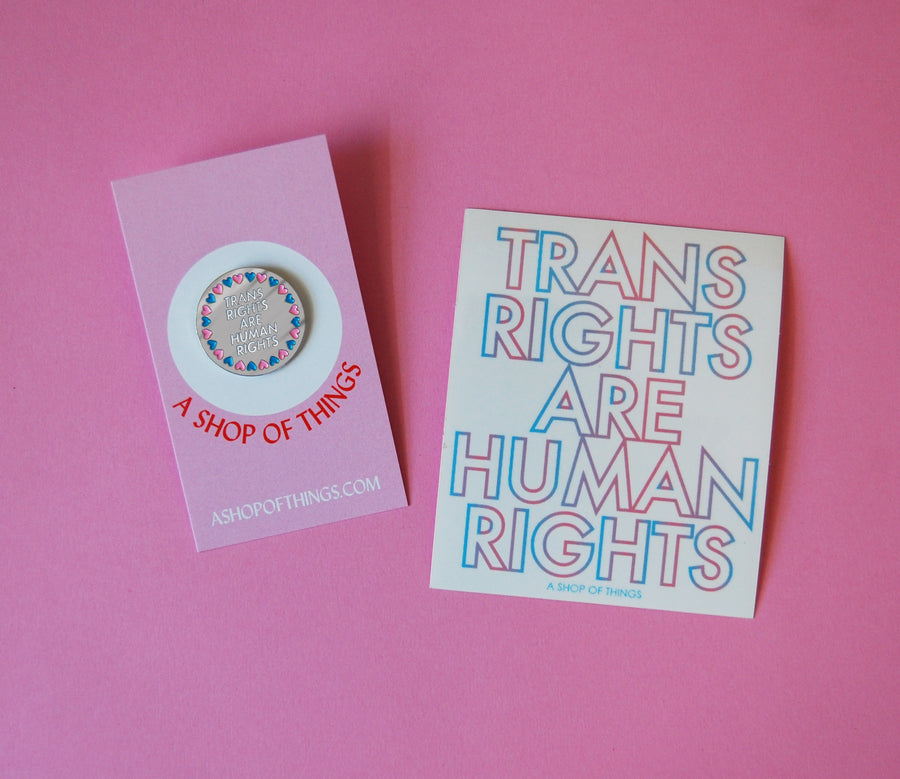 Trans Rights are Human Rights sticker